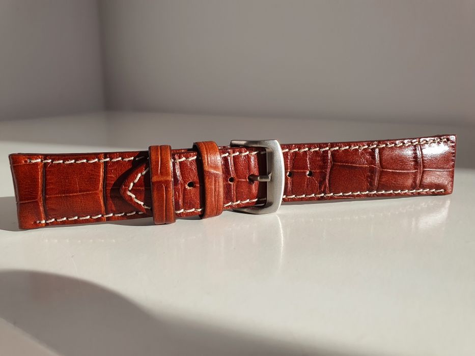 Oryginalny pasek Citizen 22 męski skórzany