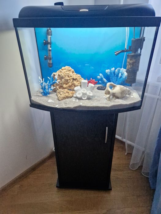 Акваріум з тумбою обладнанням та декором 60л