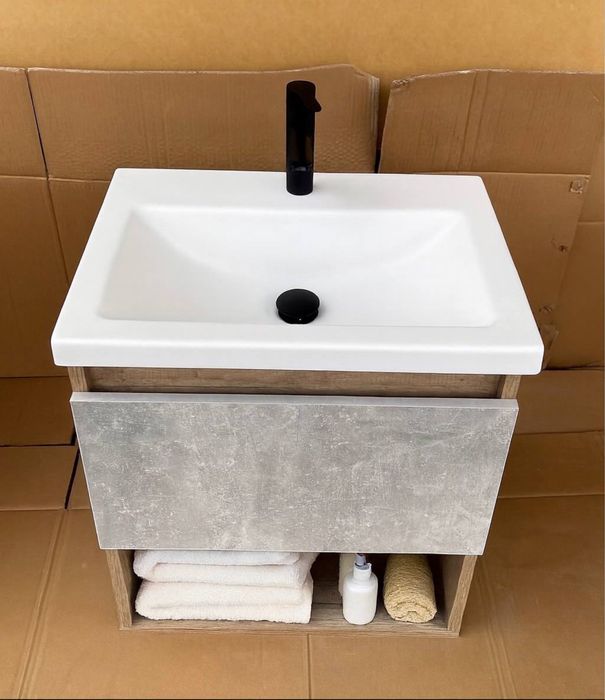 Умивальник на тумбу ,стільницю / раковина накладна + ТУМБА