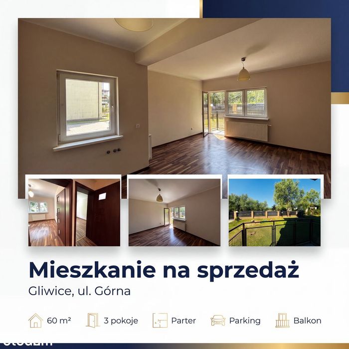 Przestronne mieszkanie 3 pokojowe- 60m2!!!