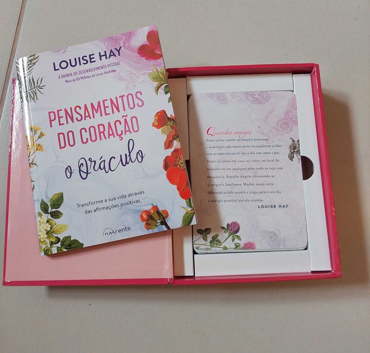 Pensamentos do Coração - O Oráculo - Louise Hay (NOVO sem utilização)