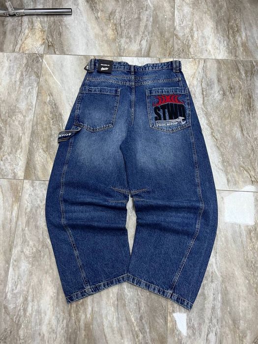 Нові широкі реп джинси BAGGY rap jeans широкие джинсы fubu ecko jaded