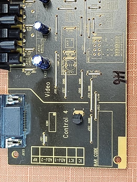 płyta analog video harman kardon avr 170 cup12460b sprawna