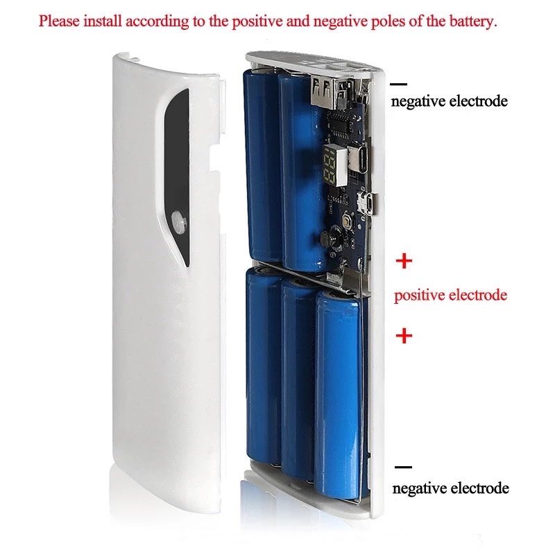 Кейс - powerbank під акумулятори 18650. На 5 акумуляторів.: 230 грн ...