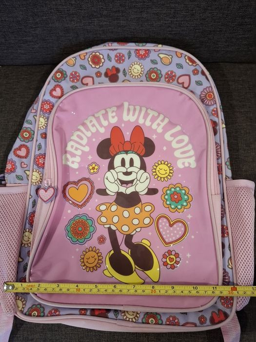 Mochila escolar+Lancheira e OFERTA de estojo duplo Minnie Mouse