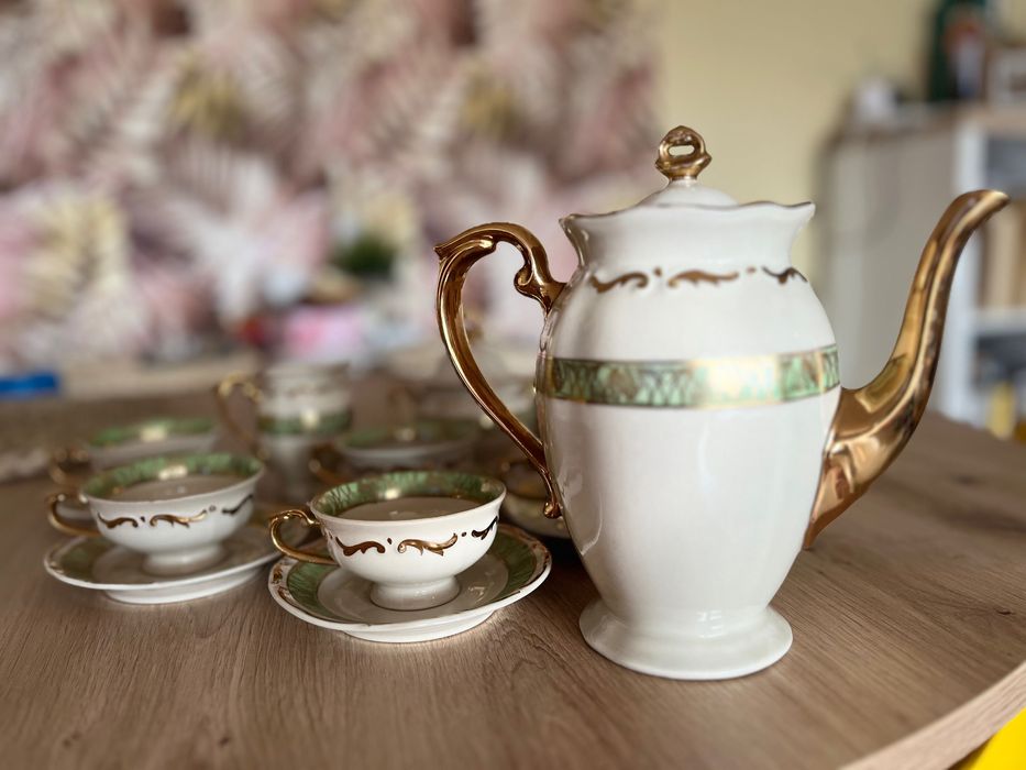 Zestaw kawowy - Porcelana Tułowice PRL