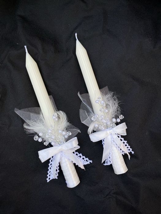 Свічки до причастя, весілля, хрестини