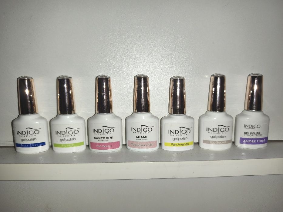 Zestaw lakierów indigo