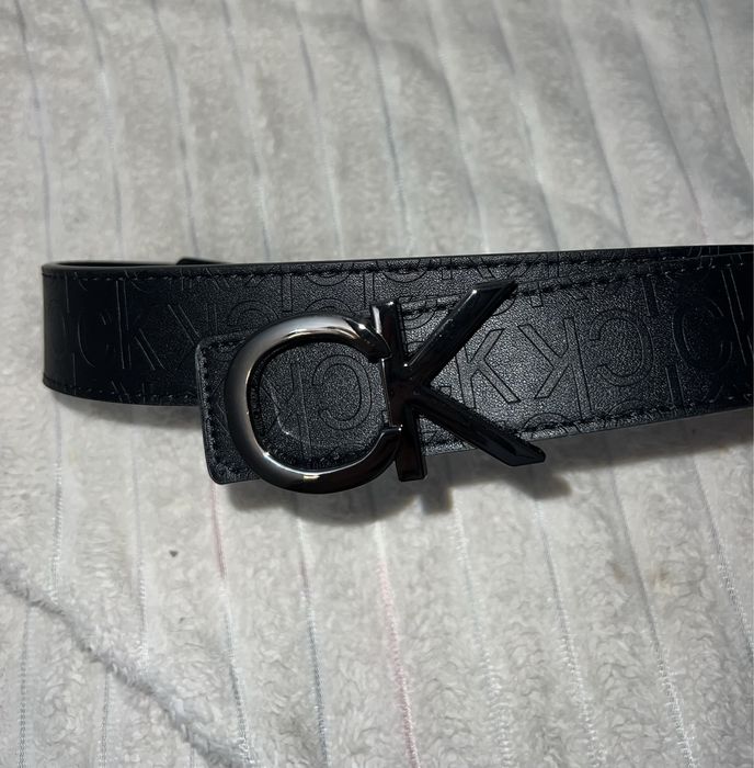 pasek calvin klein skórzany