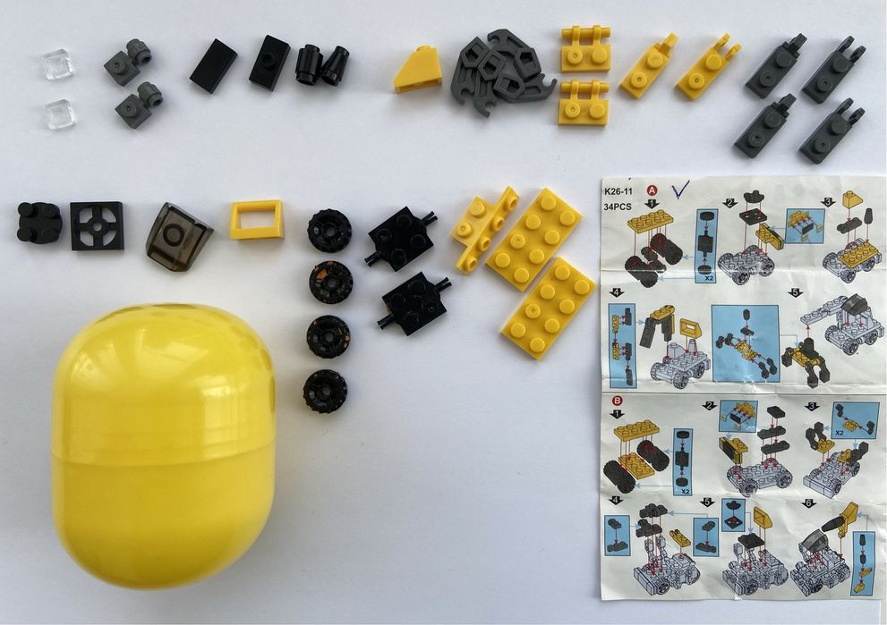 Аналог Lego creator 2в1, будівельна техніка