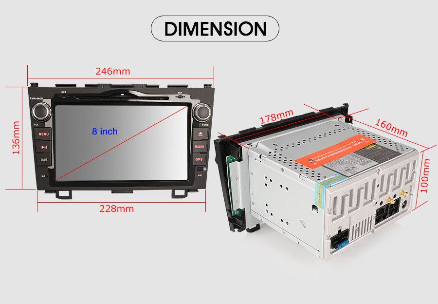 Auto-rádio 2 din Android 14 Peugeot / Honda / Kia / Fiat / Citroen