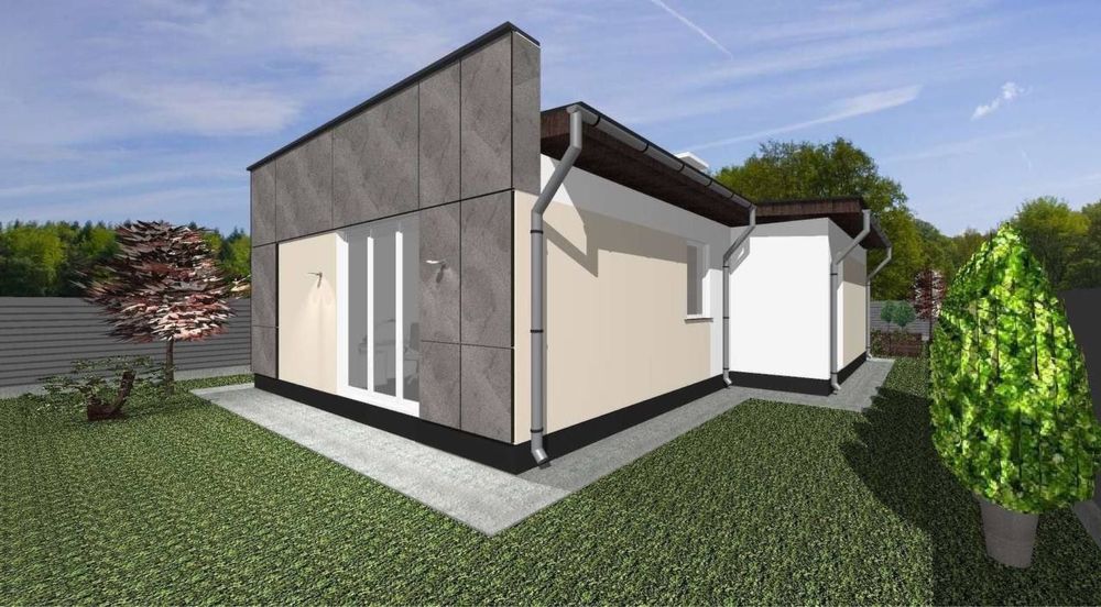 Одноэтажный дом |90 кв.м|4 сотки|Рассрочка 5 лет | Червоный Хутор