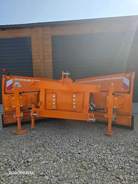 Solidny pług do śniegu marki VOLANT 2,5/3,2m gwarancja jakości