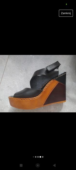 Sandały buty na koturnie Lasocki 38