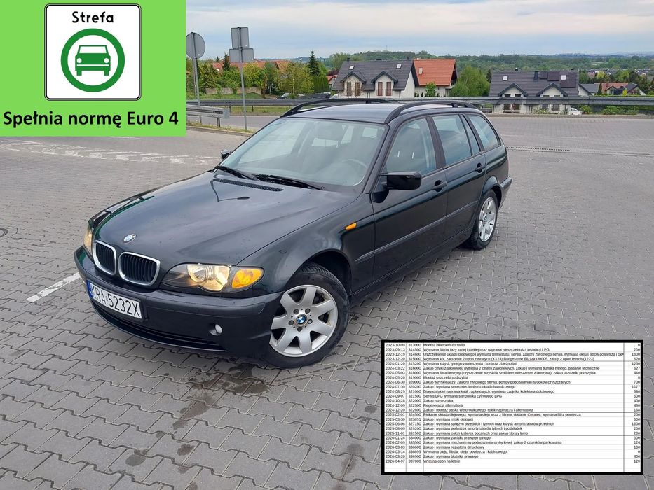 BMW Seria 3 BMW E46 Touring 1.8 LPG | Dokumentacja 9 lat (36 tys. zł!) | Euro 4 |