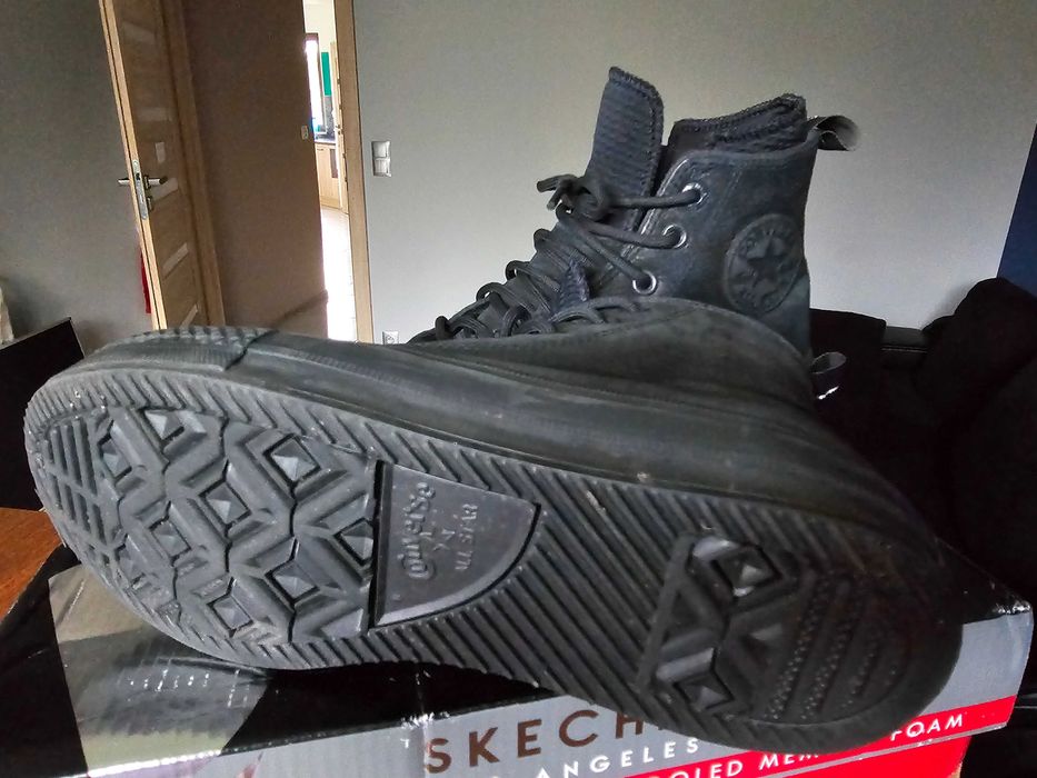 Sneakersy Converse Ctas Wp Boot Hi 162409C Black - stan idealny