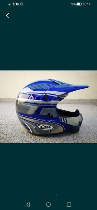 Capacete Scott Azul