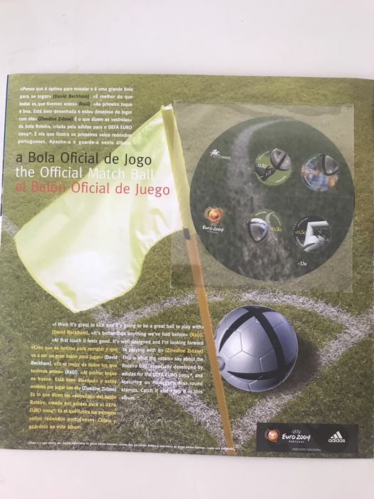 Filatelia - Colecção de 48 Selos Postais relativos ao EURO 2004