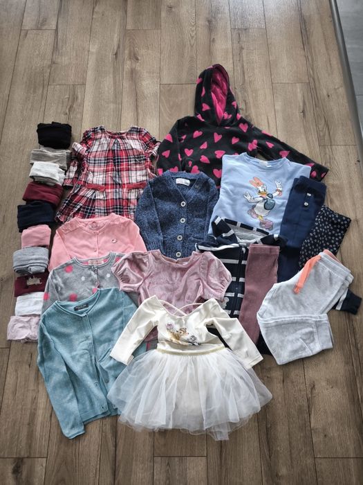 Zestaw dziewczynka 98 104 jesień