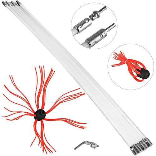 Р18 Роторний набір для чищення димоходів 7м Гнучкі ручки Доставка