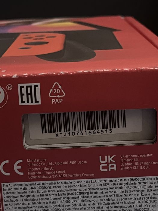 Nintendo Switch Oled 64 gb + gry