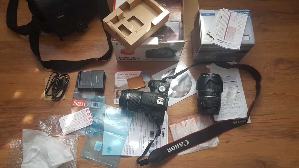 Canon EOS 700D Tamron 16-300 tylko 12 tysięcy zdj.