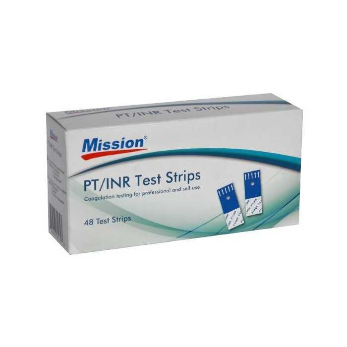 Paski do pomiaru krzepliwości krwi, z chipem, 48 szt. ACON MISSION PT/INR