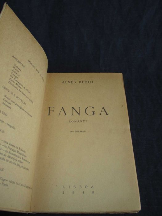 Livro Fanga Alves Redol 1948 1ª edição