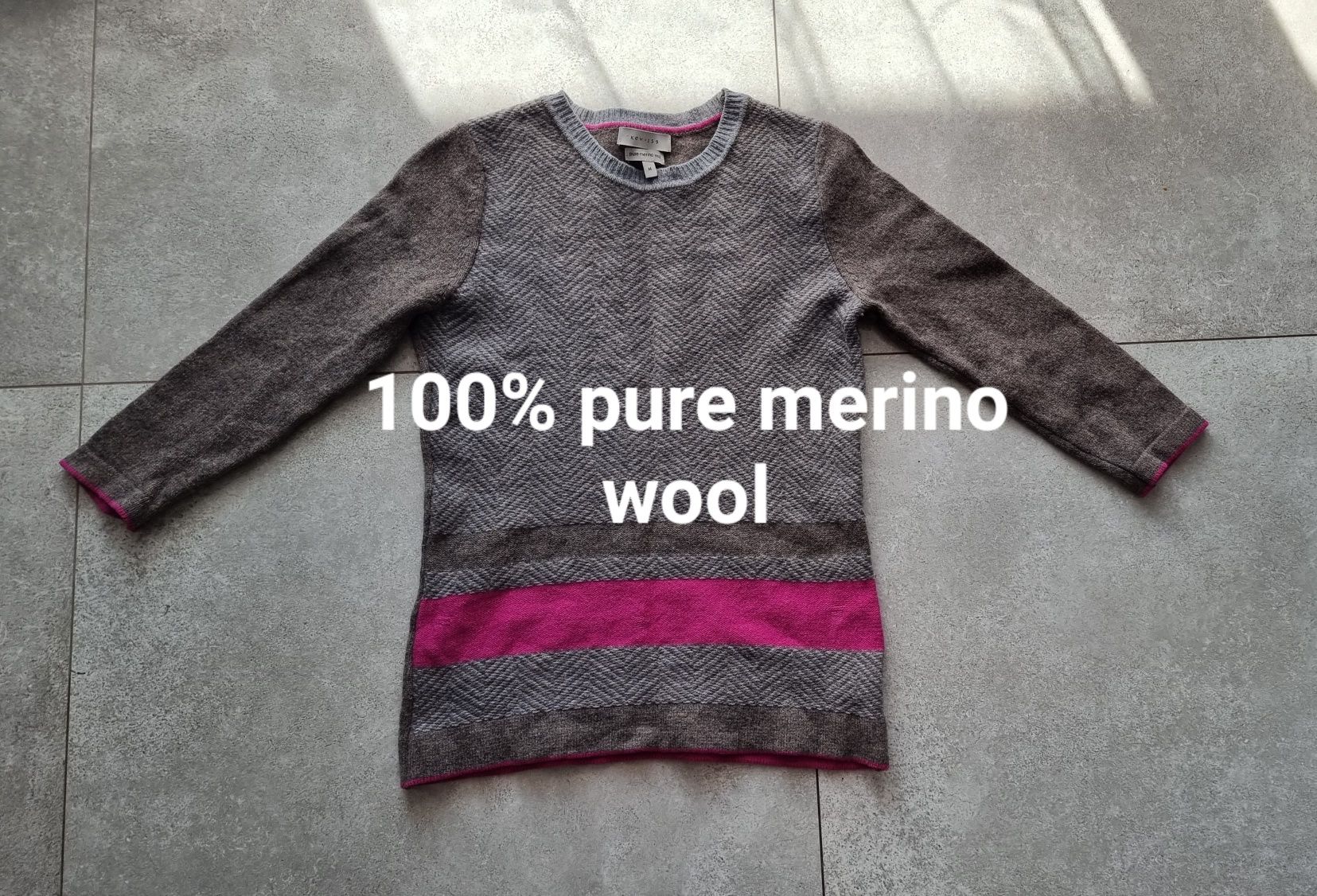 Kew merino wool jumper cheap
