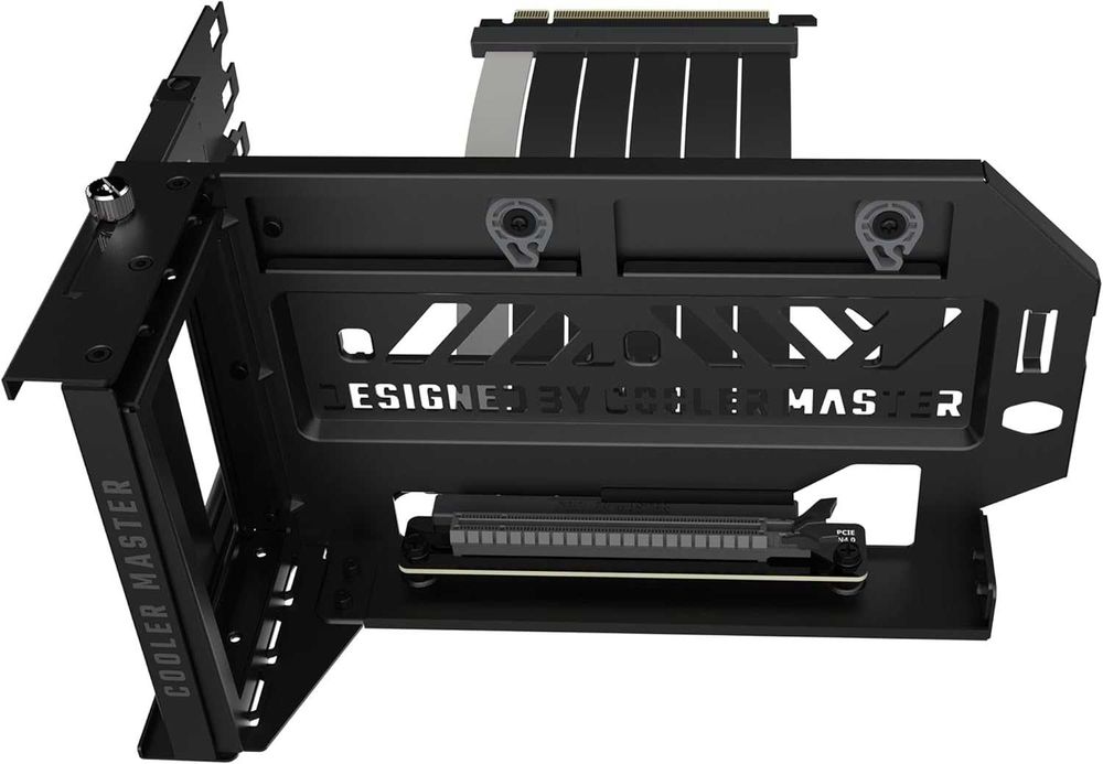 Cooler Master Kit de suporte vertical para GPU V3, PCI-E 4.0, SGCC, inclui cabo Riser de 165 mm, preto
