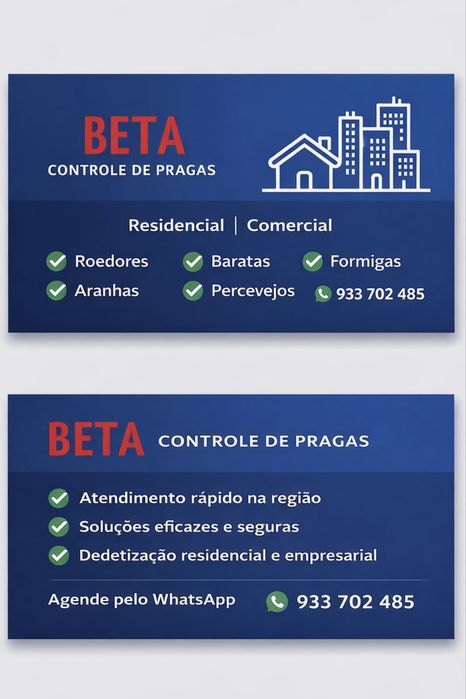 Serviços Controle de Pragas