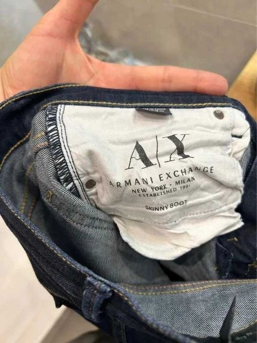 Armani exchange AX 27 s 36 skinny boot jambe dzwony
