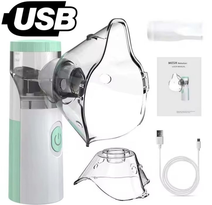 Небулайзер/інгалятор з можливыстю встаковлення батарейок