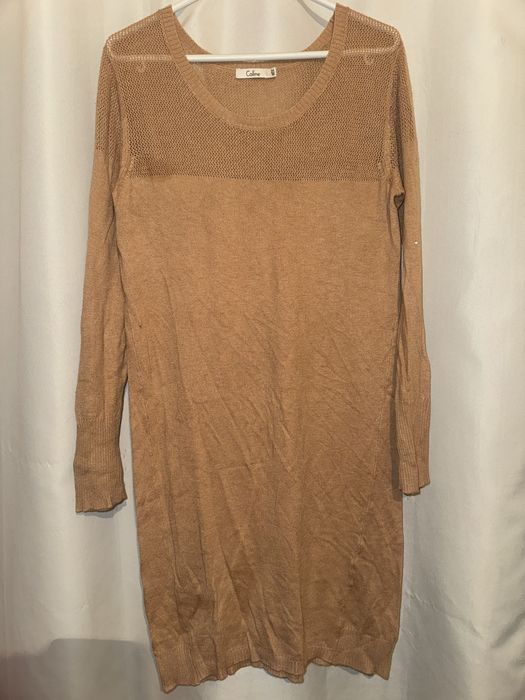 Vestido perfeito castanho Colline