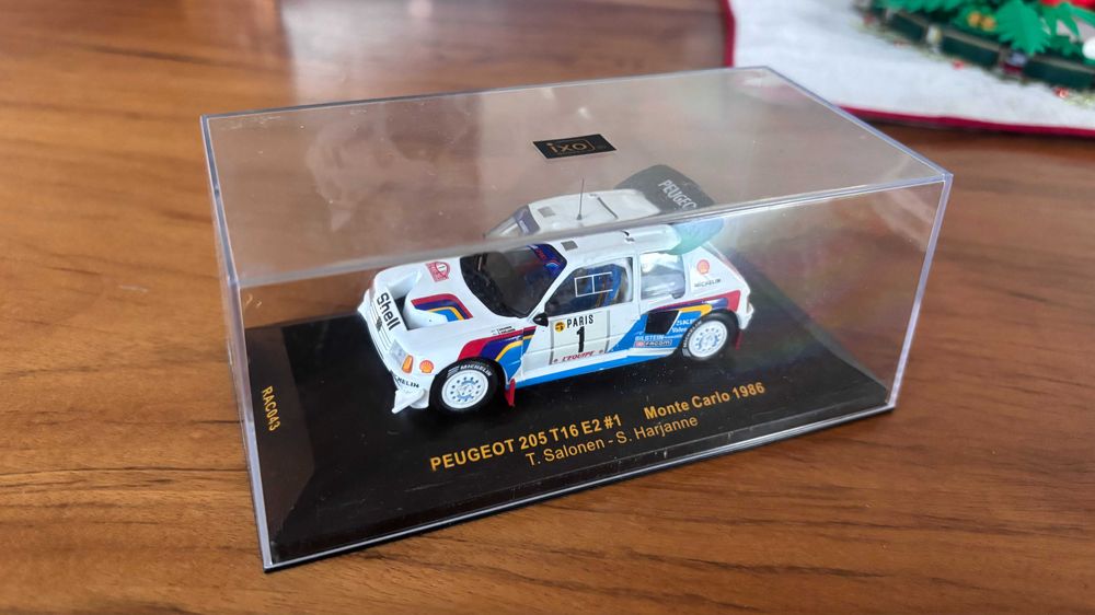 1:43 Peugeot 205 T16 E2 IXO RAC 043 model niezwykle rzadki