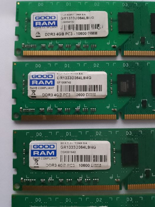 pamięć RAM DDR3 laptop + pc 24gb ram