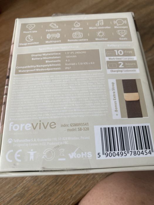 Smartwatch SB-320 forevive