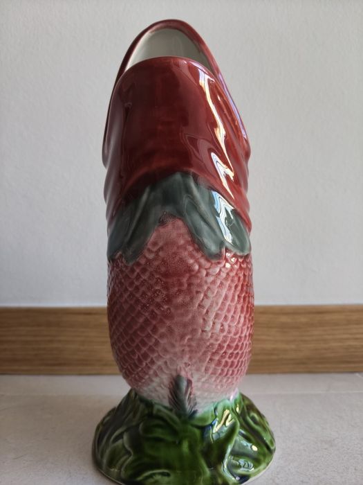 Jarro Peixe faiança Caldas da Rainha