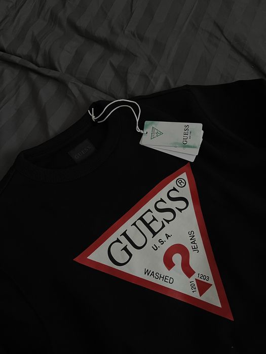 Кофта чорний світшот guess гесс