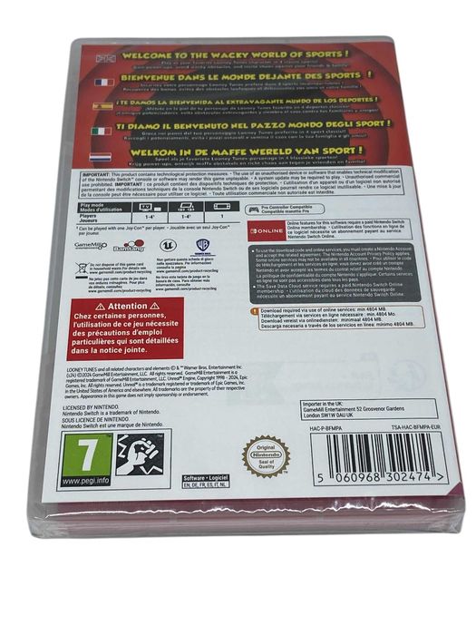 Gra Nintendo Switch: Looney Tunes Wacky World of Sports