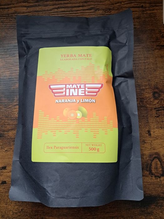 Yerba Mate Mateine Naranja y Limon (doypack) 500g