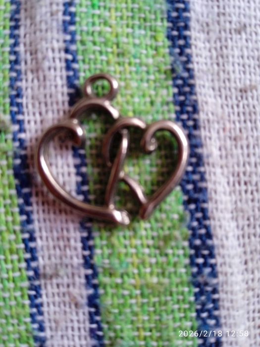 Zawieszka  dwa serca