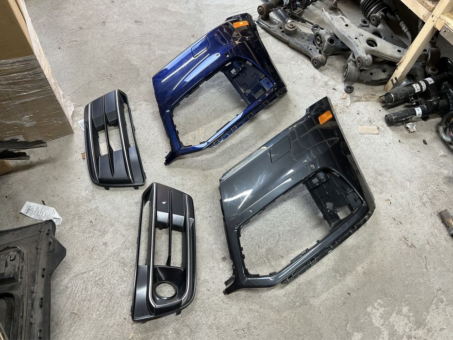 Бампер передний Задний Q5 80A 8R Q3 83A Q7 4M Решетка Катафот