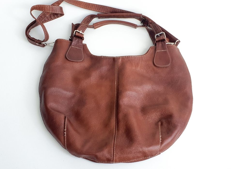 Duża Torebka ze skóry naturalnej