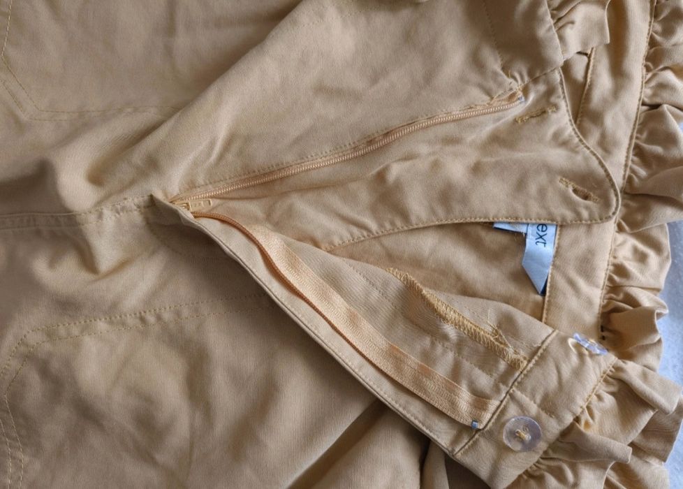 Musztardowa spódniczka damska