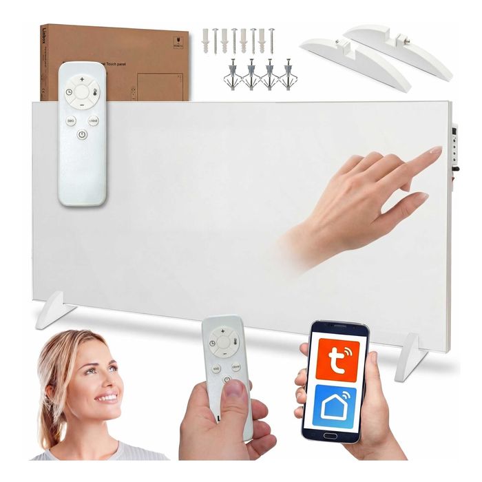 Grzejnik 770W na podczerwień promiennik  PILOT WIFI PANEL IR