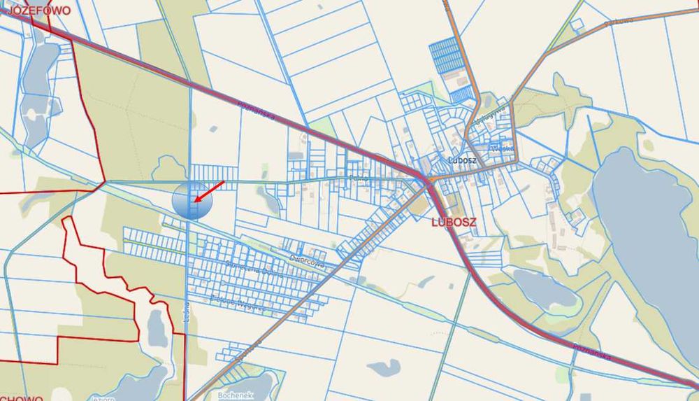 2 działki budowlane | 856 i 912 m² | WZ | las, jezioro | Lubosz – 75 zł/m² - Widok 5