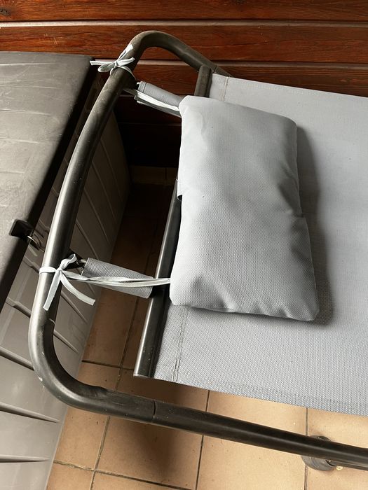 Łóżko hamak tarasowe leżak polowe