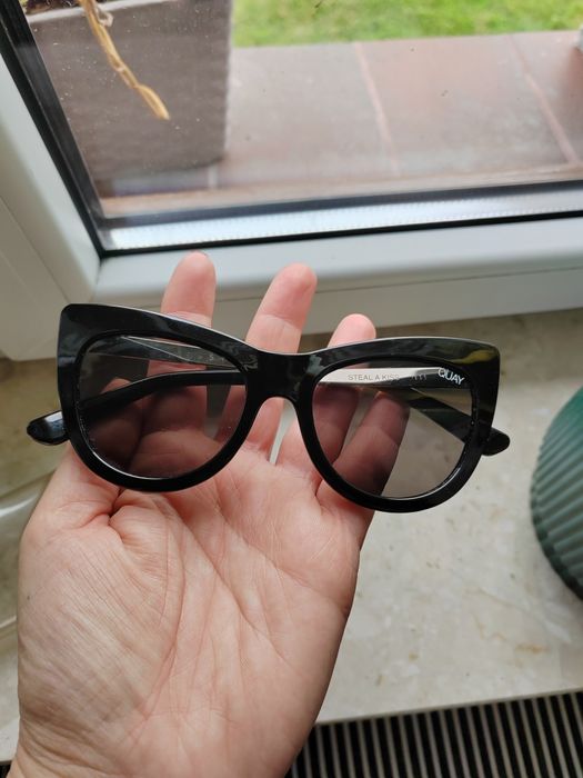 Quay Australia piękne okulary przeciwsłoneczne kocie damskie