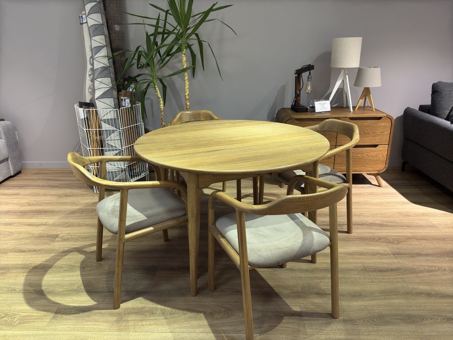 Кресло Обеденное Стул Дизайнерское  Дуб ткань Италия